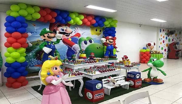 Cenários de Festa para Locação em BH Mario bros - 